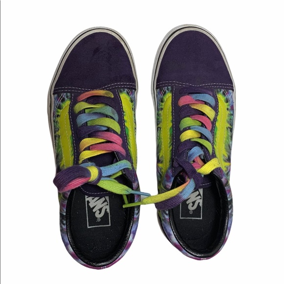 Vans Old Skool Misterio Tie Dye Skate Shoes - Picture 1 of 6